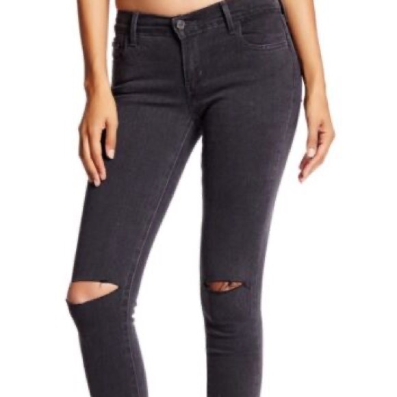 Levi’s 710 Super Skinny Gray Jeans - Picture 1 of 3